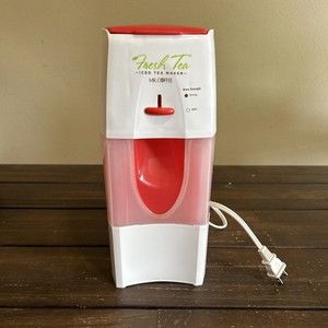 Mr Coffee Fresh Tea 3 Quart Iced Ice Tea Maker Red No Pitcher TM75RS Tested